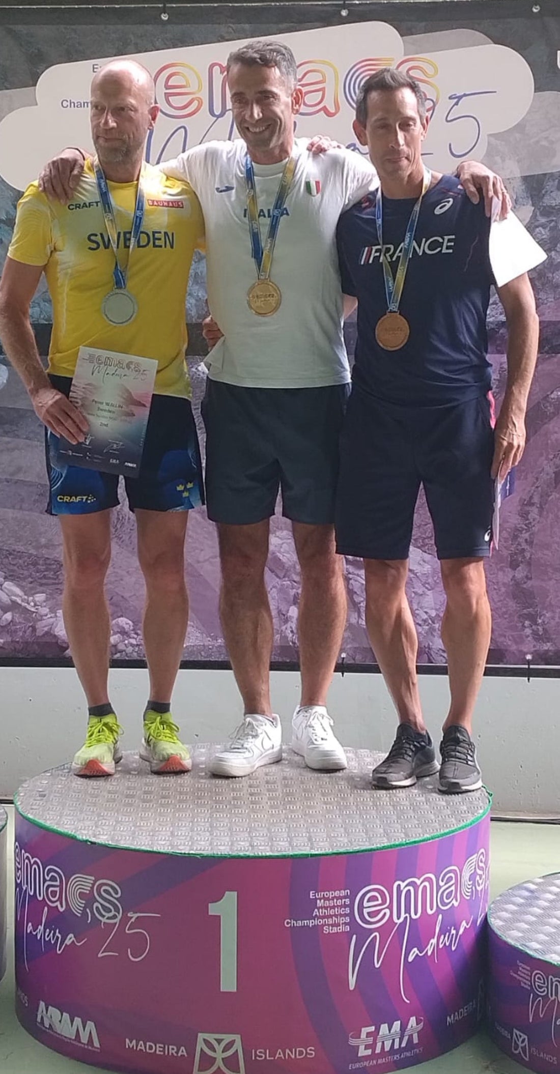 Un Oro a Madeira: Paolo Citterio, Campione Europeo M50 nei 400 ostacoli.