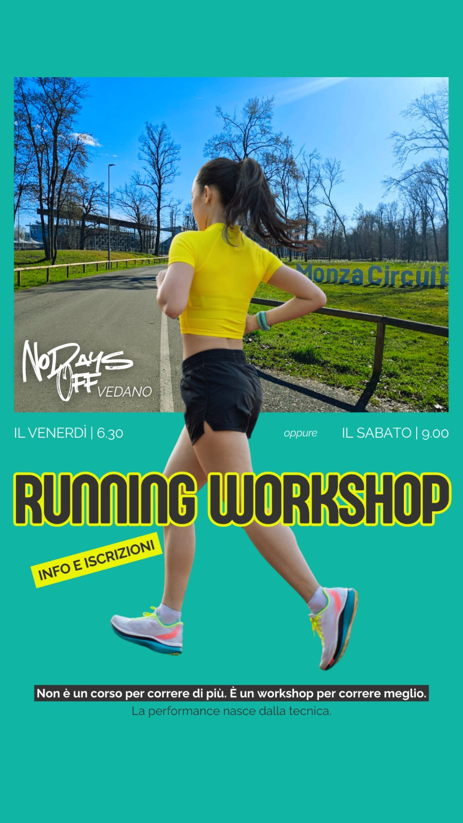 Running Workshop a Monza